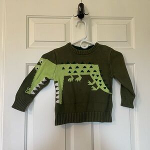 Cat & Jack Green Alligator Sweater
